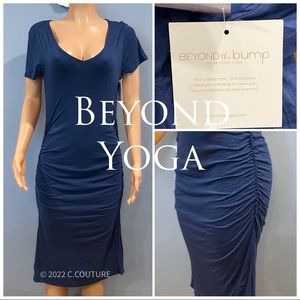 NEW beyond Yoga Navy Blue dress Beyond The Bump
NEW with tags!